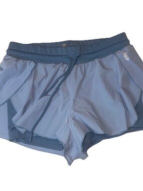 Free People Movement Blue Flowy Shorts S Small